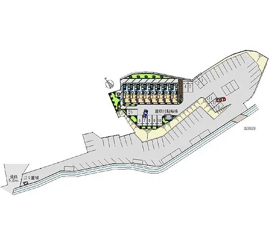 ★手数料０円★金沢市東山２丁目　月極駐車場（LP）